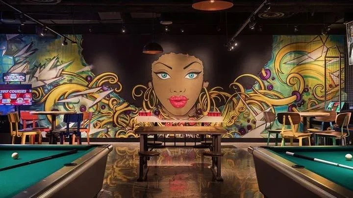 Level UP bar and entertainment