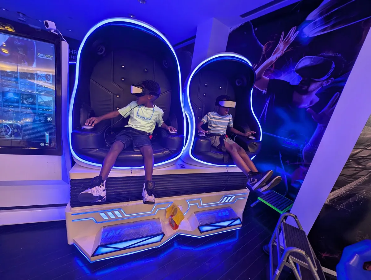 X World 360 VR ride at Planet Hollywood